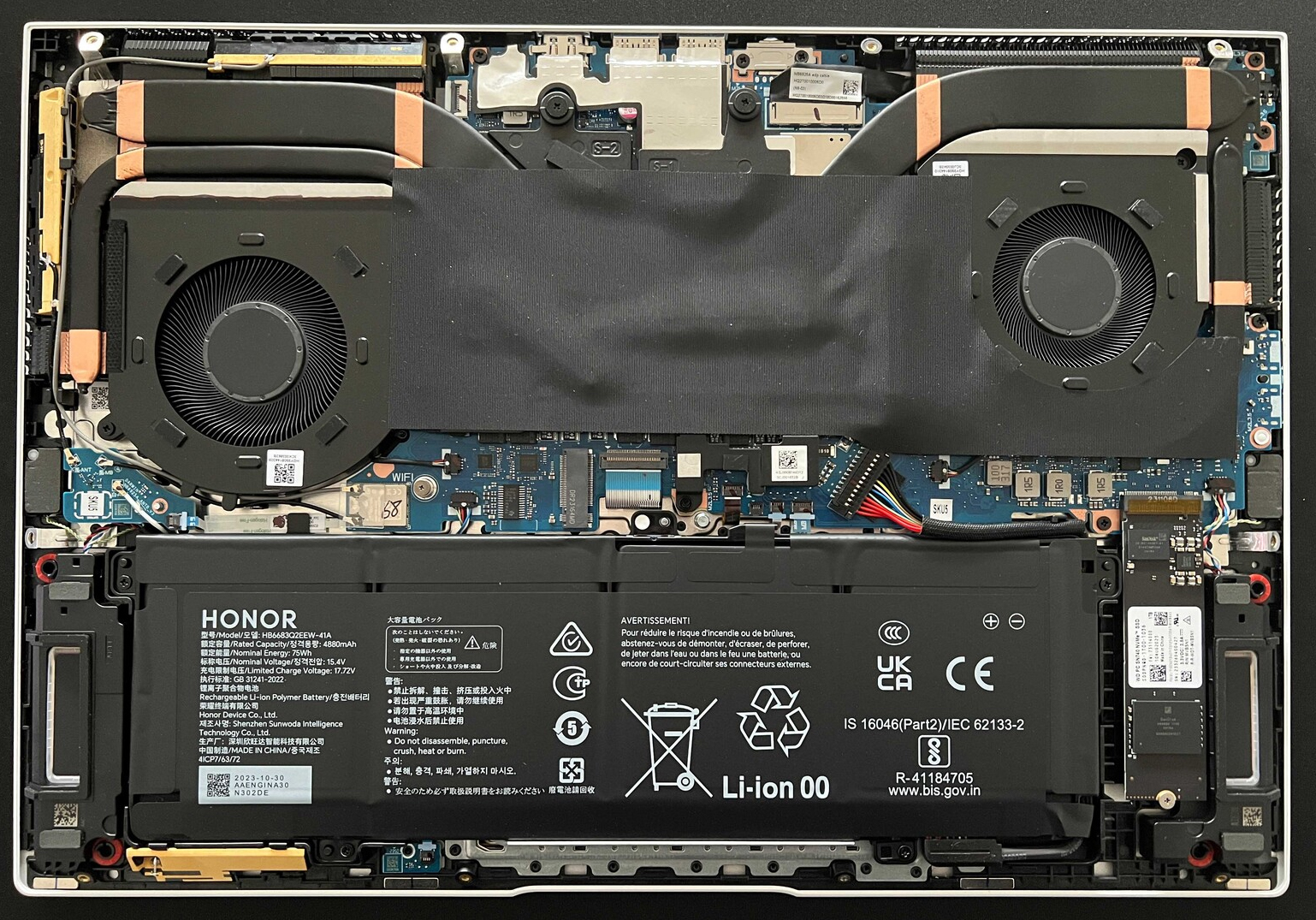How to replace and fix Huawei Honor Magicbook 16 Pro HYM-W56 HYM-W76 US keyboard (Honor MagicBook Pro 16 2024)